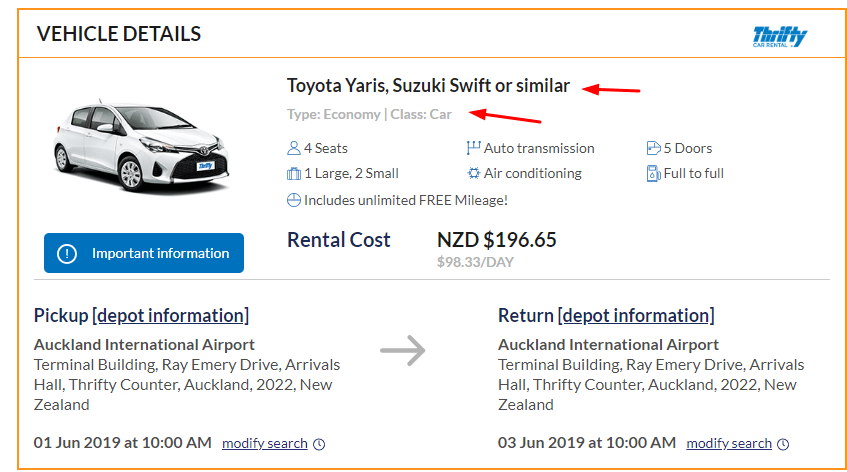 Car availability example Car availability example